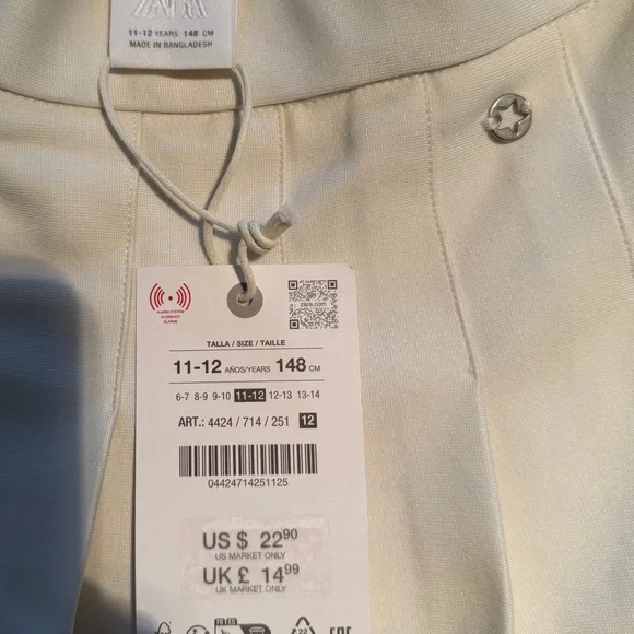 Zara Girls Pleated Skirt | Size 11–12 | NWT - Picture 3 of 5